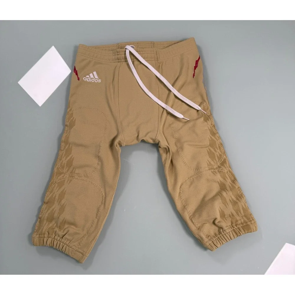Adidas TechFit Primeknit FootBall Pants Men's L Sand Color w/Accents Sports 2016